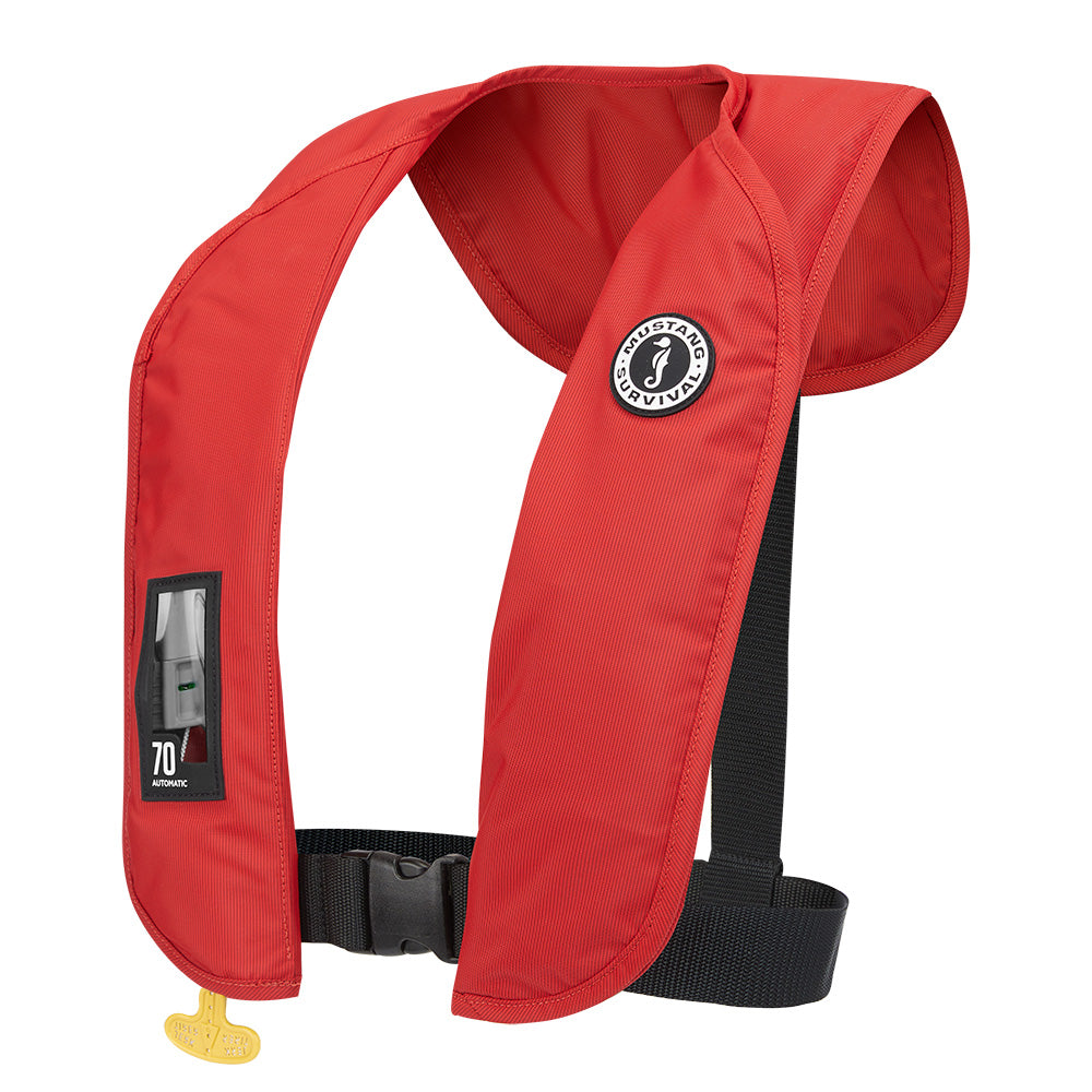 Mustang MIT 70 Automatic Inflatable PFD - Red - Deckhand Marine Supply