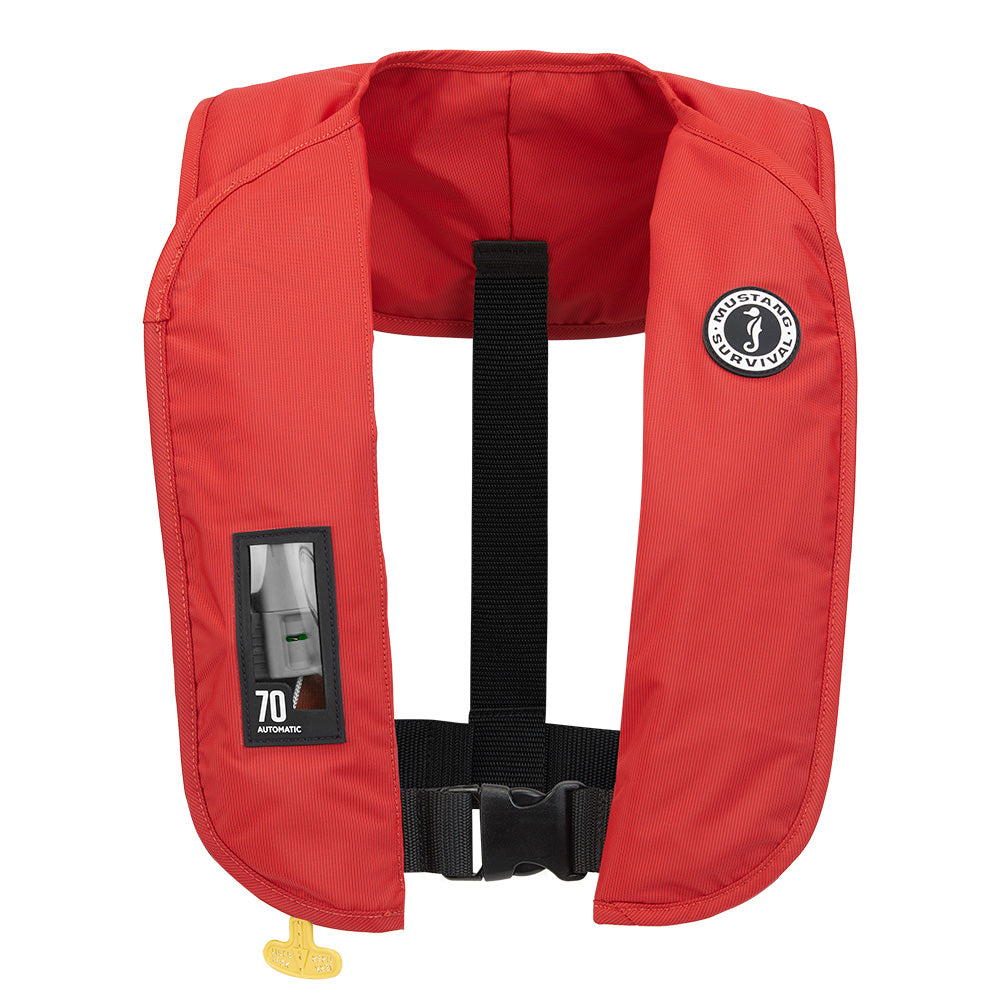 Mustang MIT 70 Automatic Inflatable PFD - Red - Deckhand Marine Supply