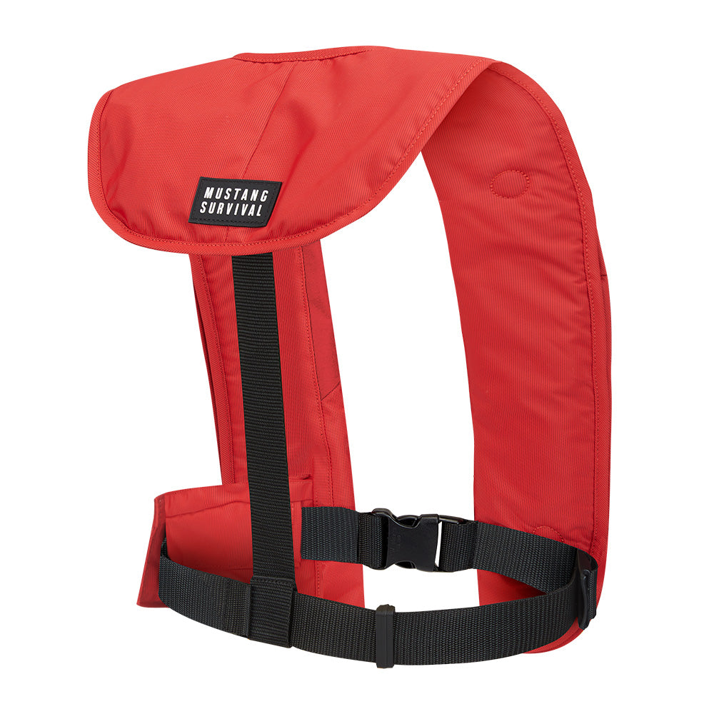 Mustang MIT 150 Convertible Inflatable PFD - Red - Deckhand Marine Supply
