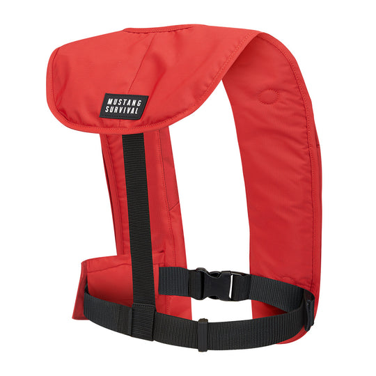 Mustang MIT 150 Convertible Inflatable PFD - Red - Deckhand Marine Supply