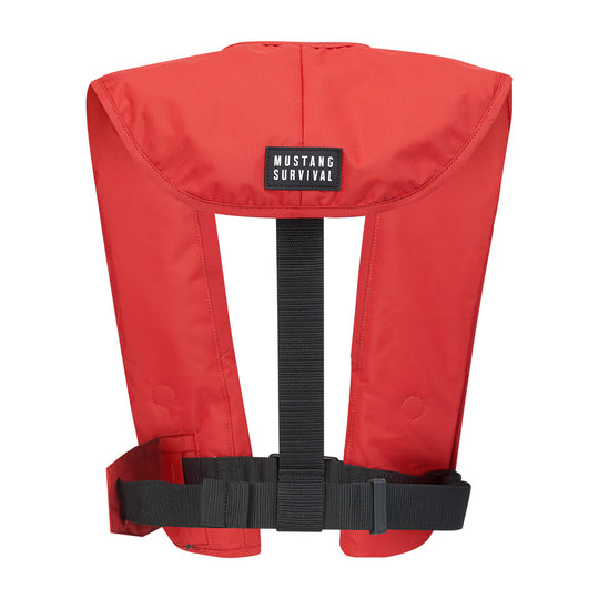 Mustang MIT 150 Convertible Inflatable PFD - Red - Deckhand Marine Supply