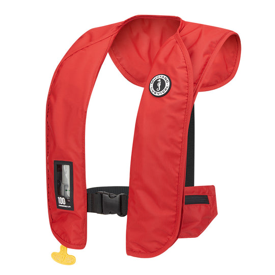 Mustang MIT 100 Convertible Inflatable PFD - Red - Deckhand Marine Supply