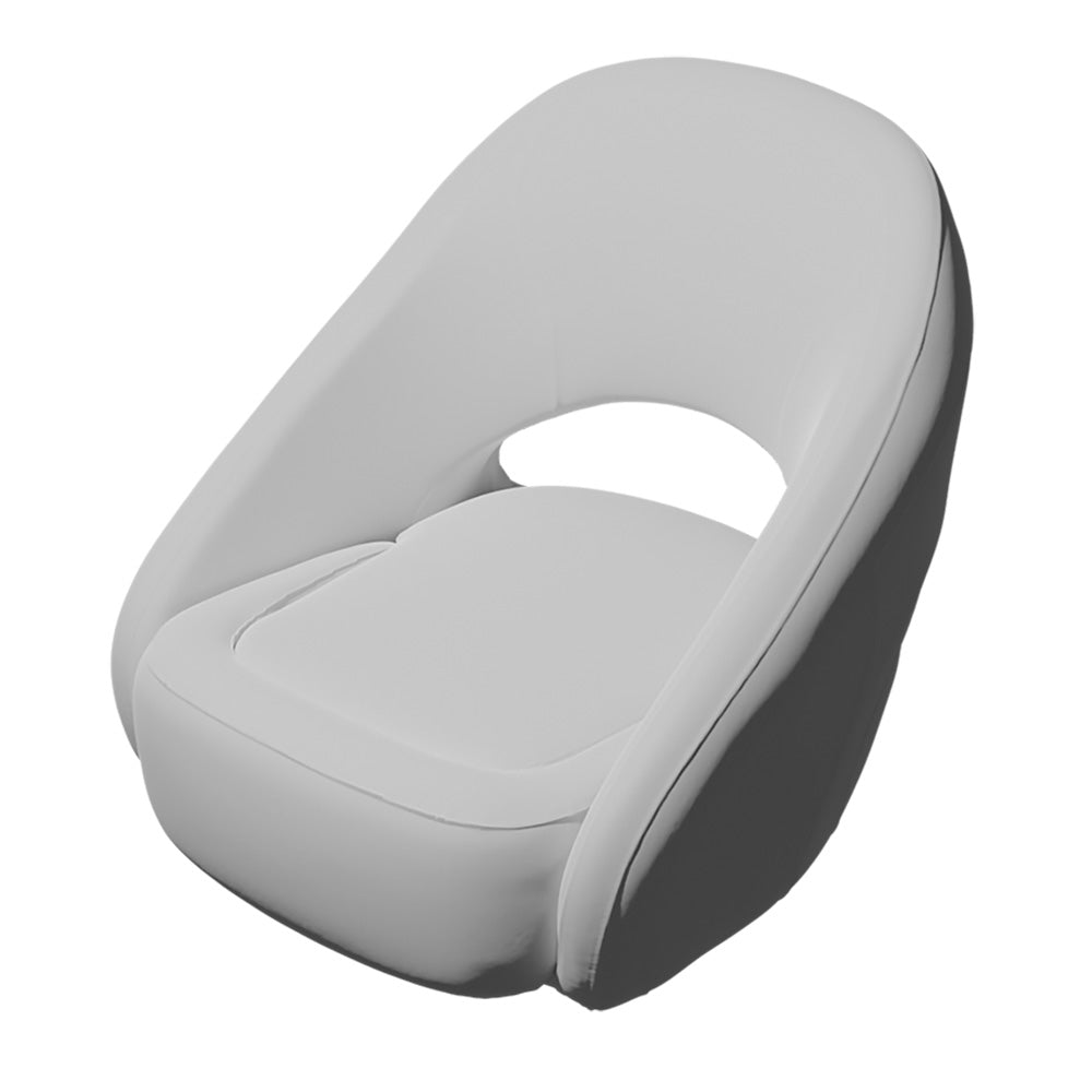 TACO Caladesi Smooth Bucket Seat - White - Deckhand Marine Supply