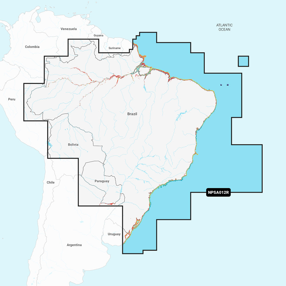 Navionics Platinum+ NPSA012R - Brazil - Deckhand Marine Supply