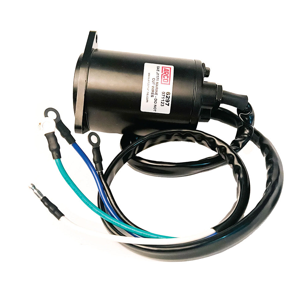 ARCO Marine Original Equipment Quality Replacement Yamaha Tilt Trim Motor - 1990-2003 250HP/1994-2003 225HP Units - Deckhand Marine Supply