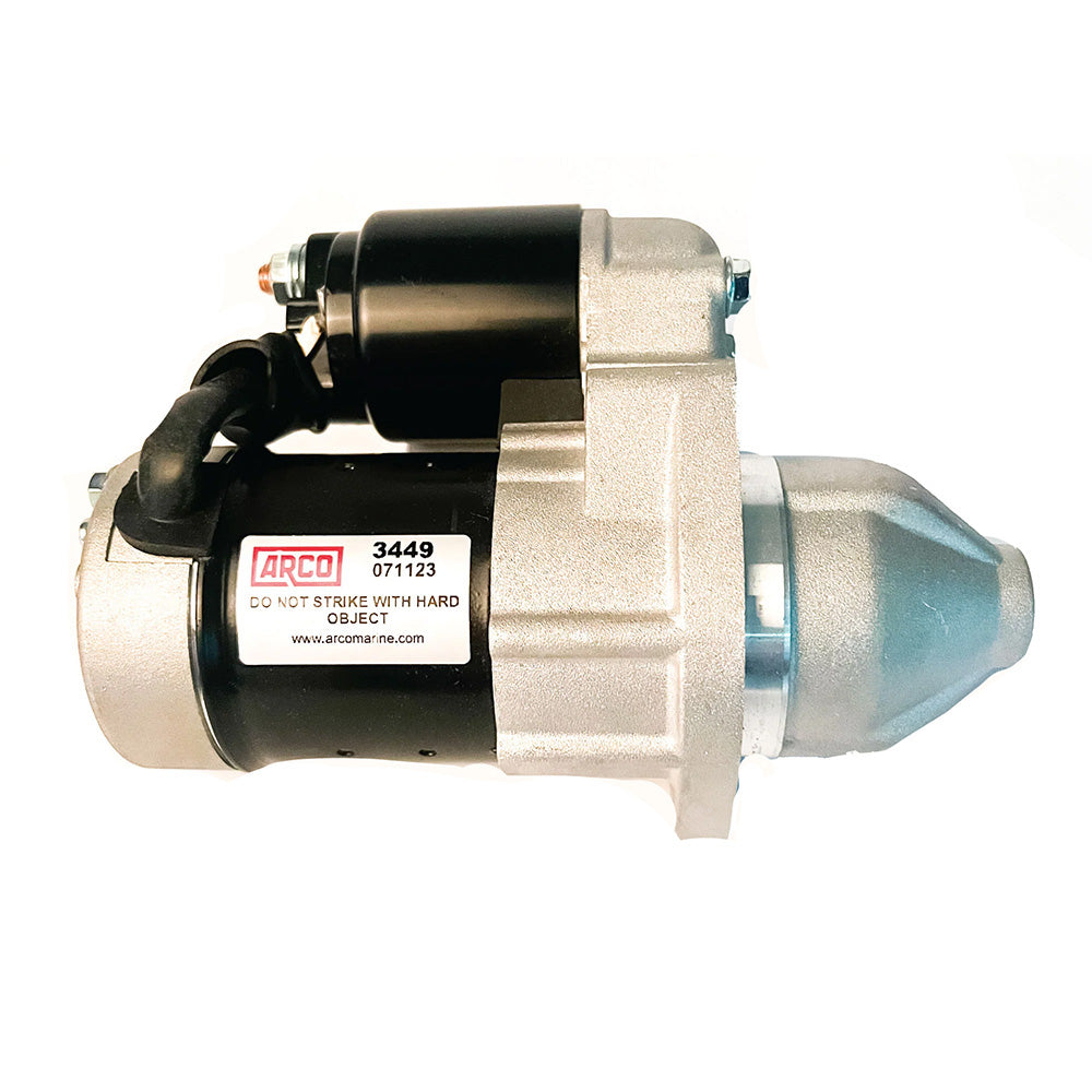 ARCO Marine Original Equipment Quality Replacement Suzuki  OMC Outboard Starter - 2005-2018 Models - Deckhand Marine Supply
