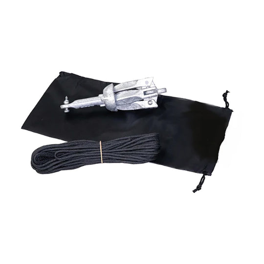 YakGear 1.5lb Grapnel Anchor Kit w/Storage Bag - Deckhand Marine Supply