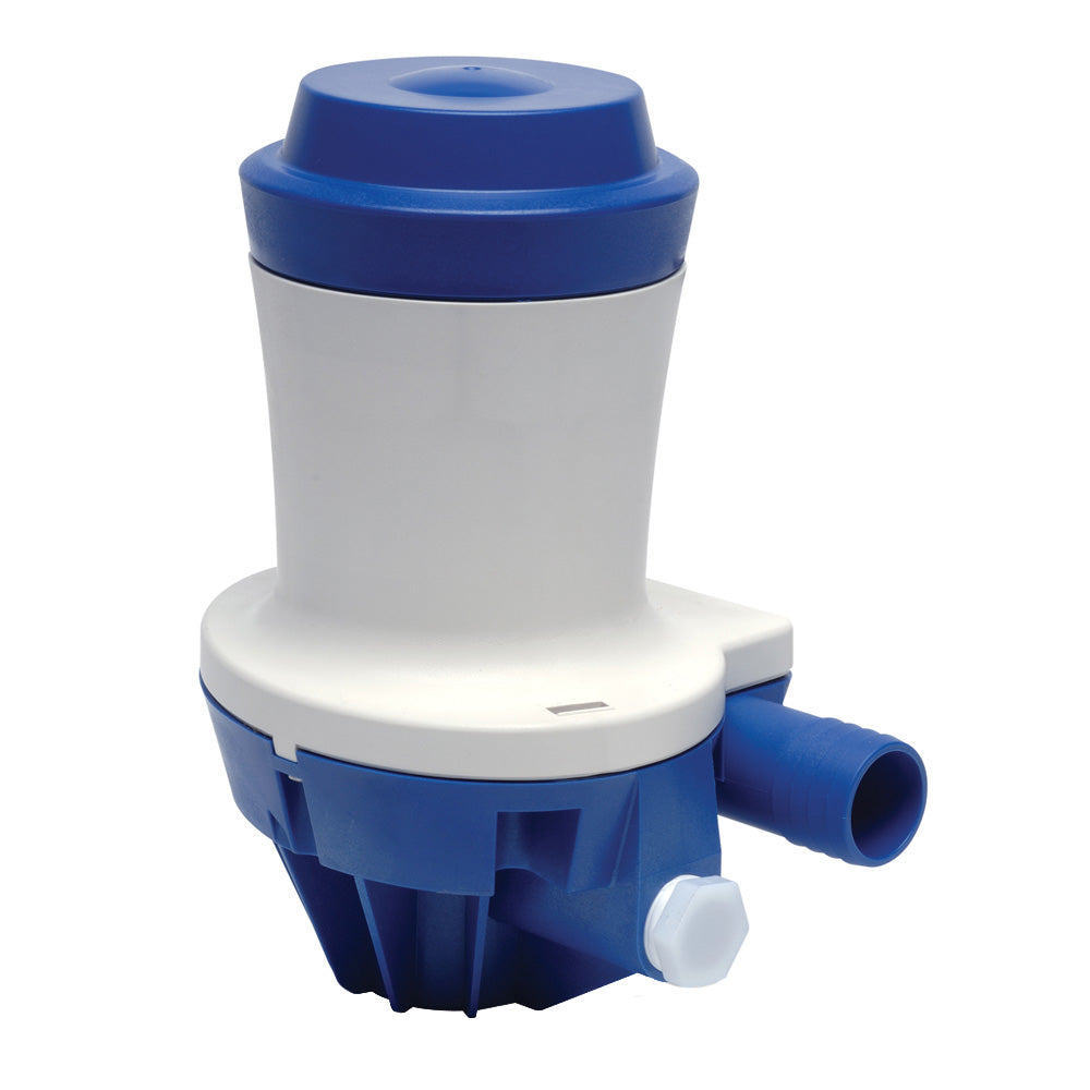 Shurflo by Pentair High Flow 1500 GPH Livewell Pump 24VDC, 4A, 1-1/8", Dual Port, Submersible - Deckhand Marine Supply