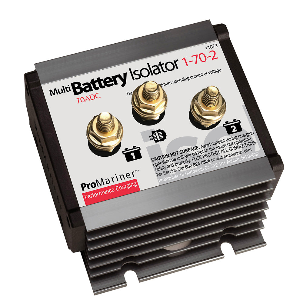 ProMariner Battery Isolator - 1 Alternator - 2 Battery - 70 AMP - Deckhand Marine Supply