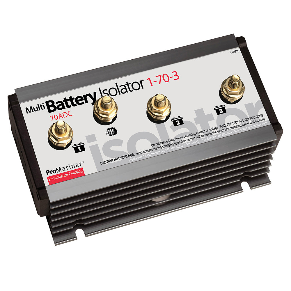 ProMariner Battery Isolator - 1 Alternator - 3 Battery - 70 AMP - Deckhand Marine Supply