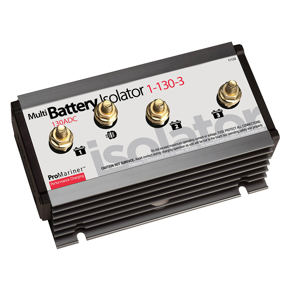 ProMariner Battery Isolator - 130 AMP - 1 Alternator - 3 Battery - Deckhand Marine Supply