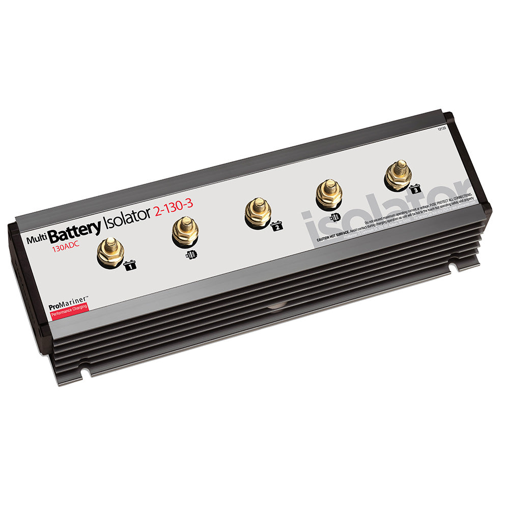 ProMariner Battery Isolator - 130 AMP - 2 Alternator - 3 Battery - Deckhand Marine Supply