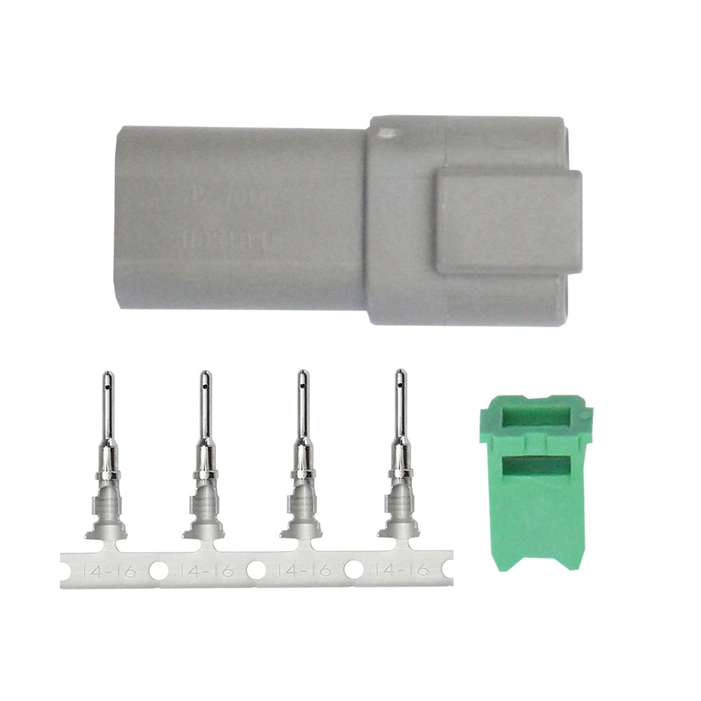 Pacer DT Deutsch Receptacle Repair Kit - 14-18 AWG (4 Position) - Deckhand Marine Supply