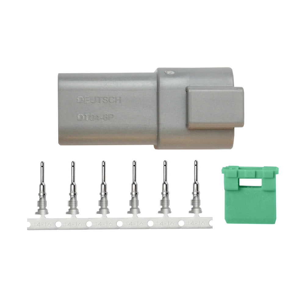 Pacer DT Deutsch Receptacle Repair Kit - 14-18 AWG (6 Position) - Deckhand Marine Supply