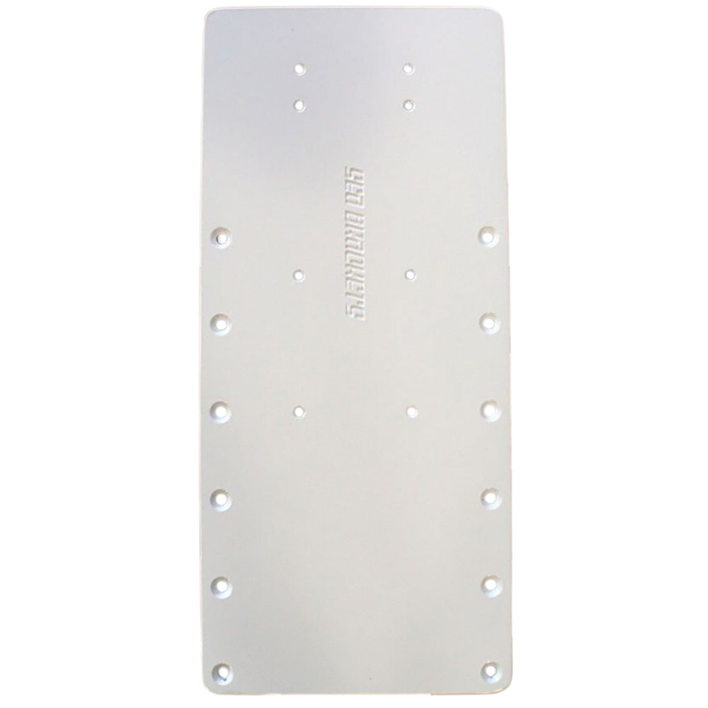 Sea Brackets 18" Straight Trolling Motor Plate - Deckhand Marine Supply