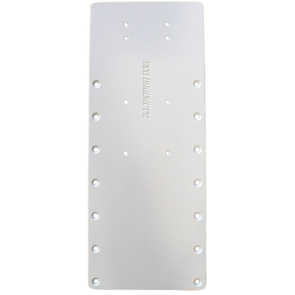 Sea Brackets 20" Straight Trolling Motor Plate - Deckhand Marine Supply