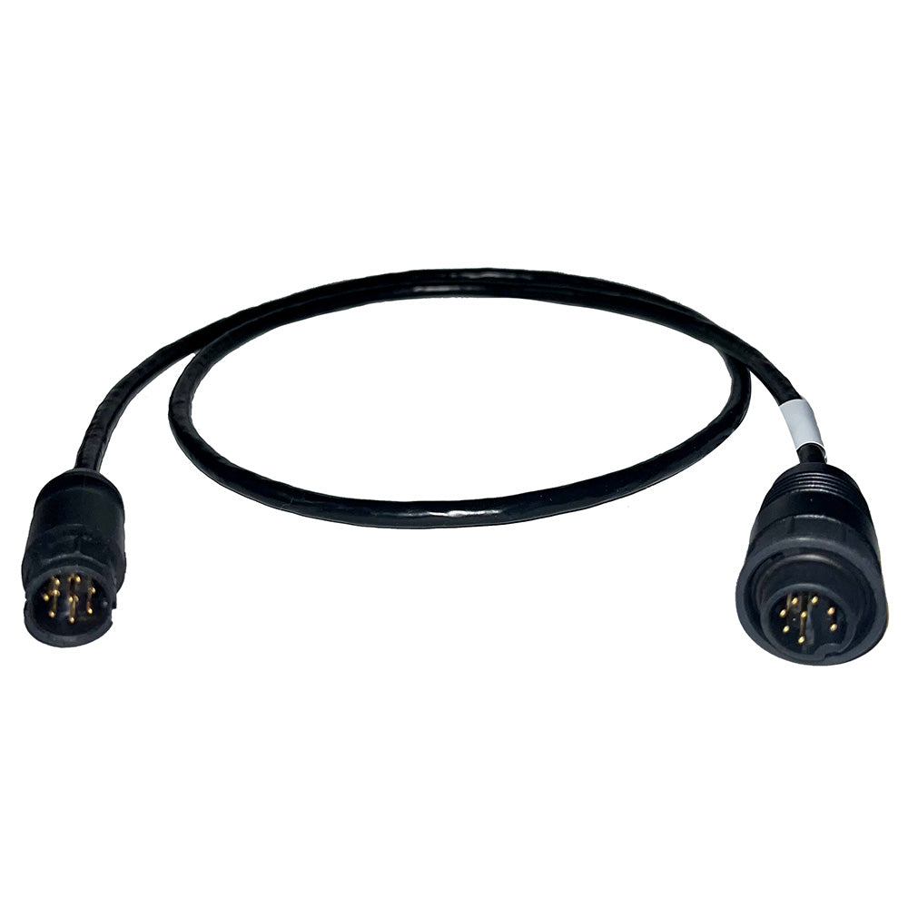 Echonautics 1M Adapter Cable w/Male 8-Pin Black Box Connector f/Echonautics 300W, 600W  1kW Transducers - Deckhand Marine Supply