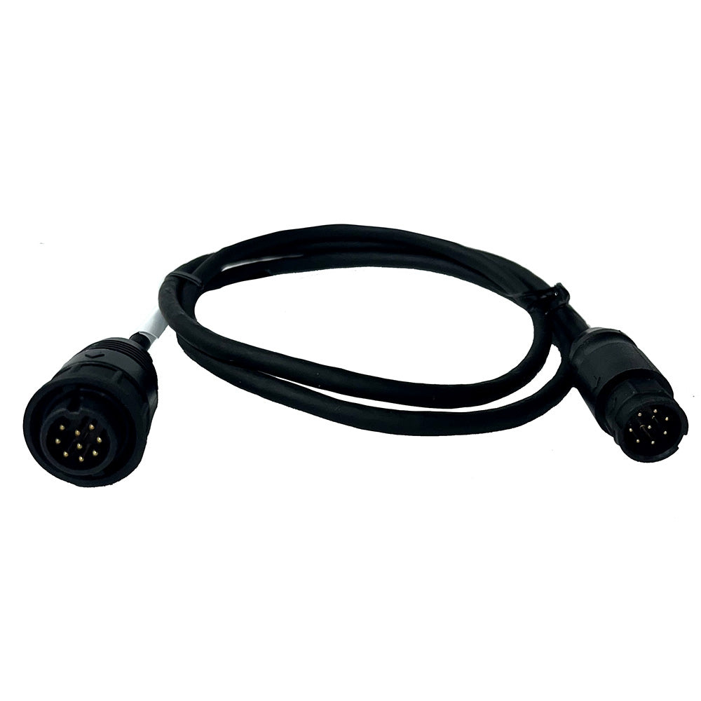 Echonautics 1M Adapter Cable w/Male 9-Pin Navico Connector f/Echonautics 300W, 600W  1kW Transducers - Deckhand Marine Supply