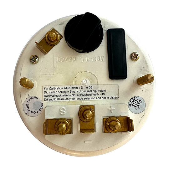 VDO Cockpit International Gen II 4K RPM Tachometer w/Hourmeter - Deckhand Marine Supply