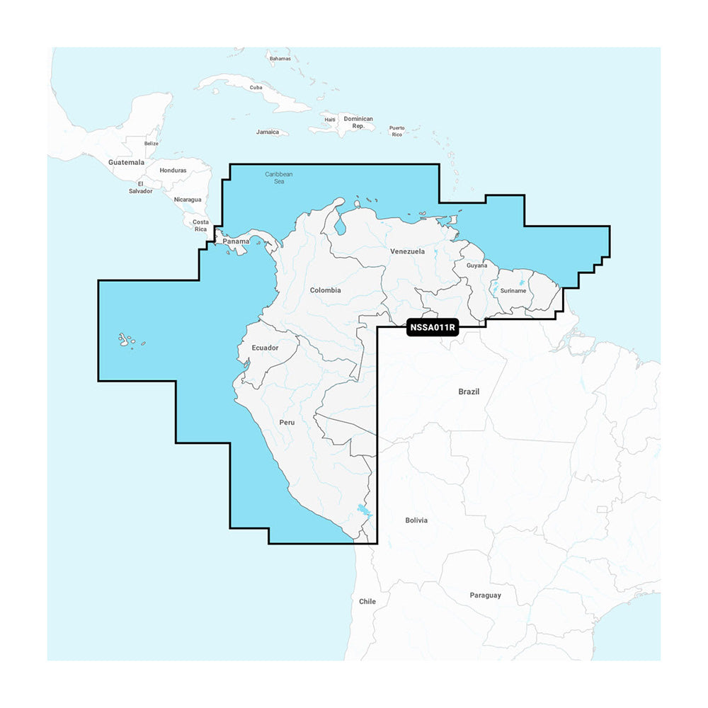 Garmin Navionics+ NSSA011R South America (North) - Deckhand Marine Supply