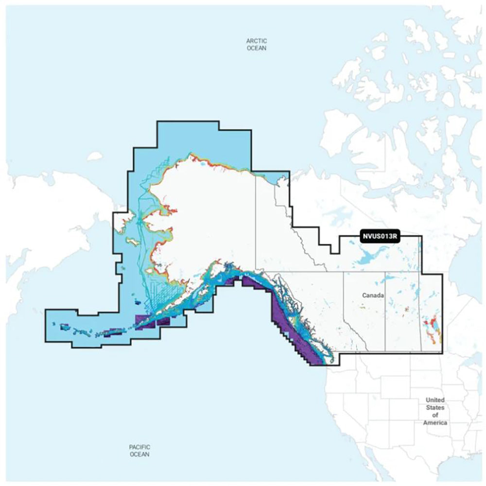 Garmin Navionics Vision+ NVUS013R Canada, West  Alaska - Deckhand Marine Supply