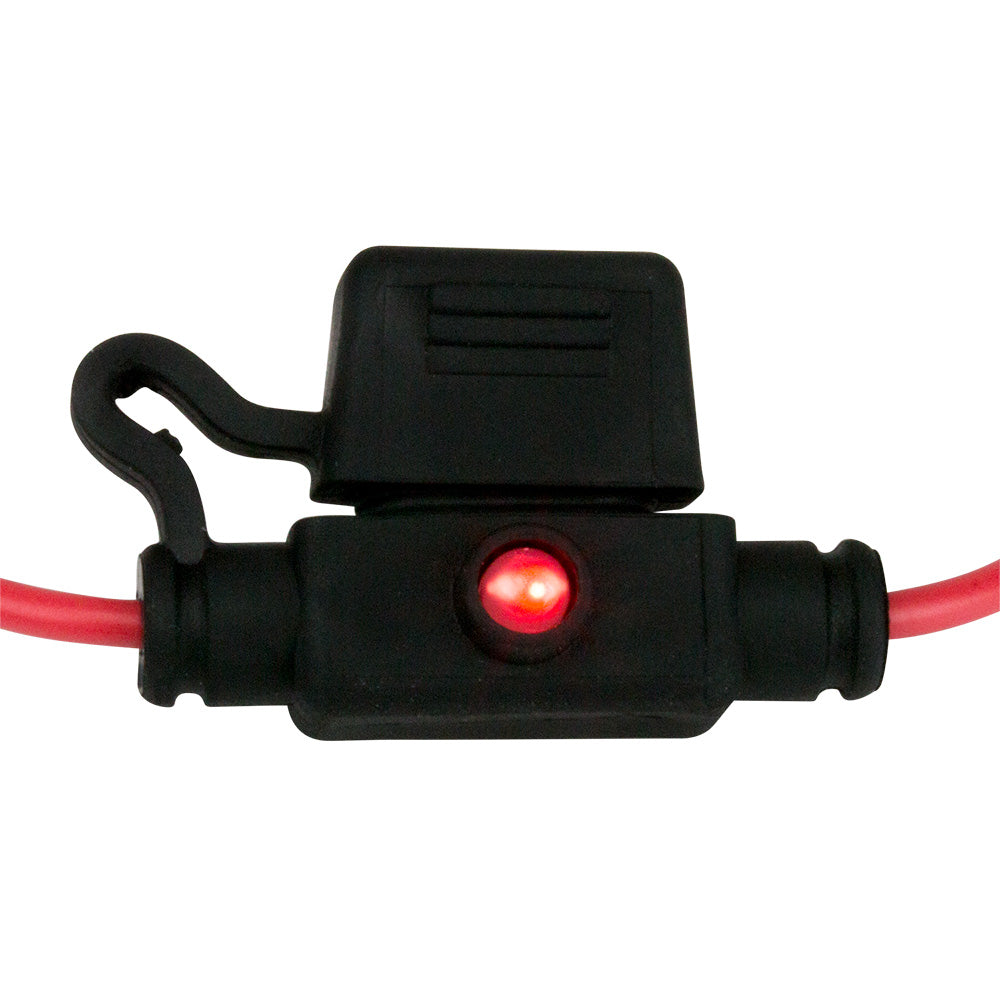 Sea-Dog ATM Mini Style Inline LED Fuse Holder - Up to 30A - Deckhand Marine Supply