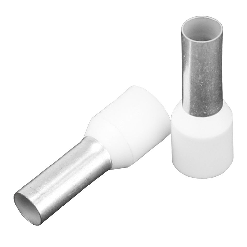 Pacer Ivory 8 AWG Wire Ferrule - 12mm Length - 10 Pack - Deckhand Marine Supply