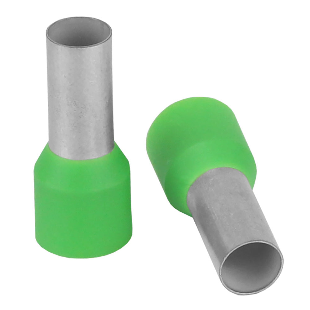 Pacer Green 6 AWG Wire Ferrule - 12mm Length - 10 Pack - Deckhand Marine Supply