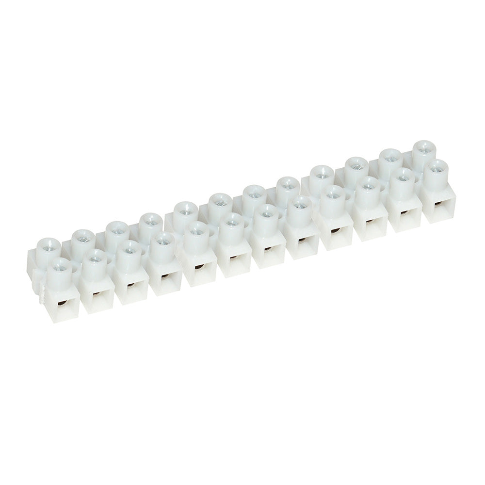 Pacer 20A Euro Style Terminal Block - 12 Gang - 5 Pack - Deckhand Marine Supply