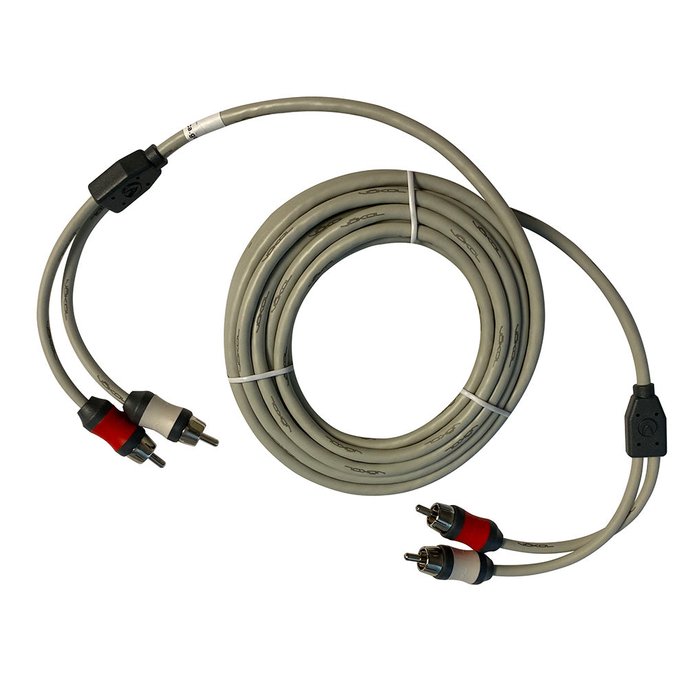 Marine Audio RCA Cable Twisted Pair - 12' (3.7M) - Deckhand Marine Supply