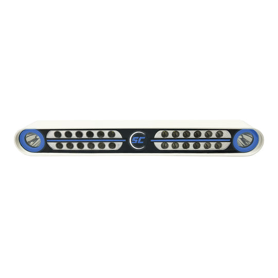 Shadow-Caster Eagle Ray LED Light Bar - White Housing  Dual Optics - Deckhand Marine Supply