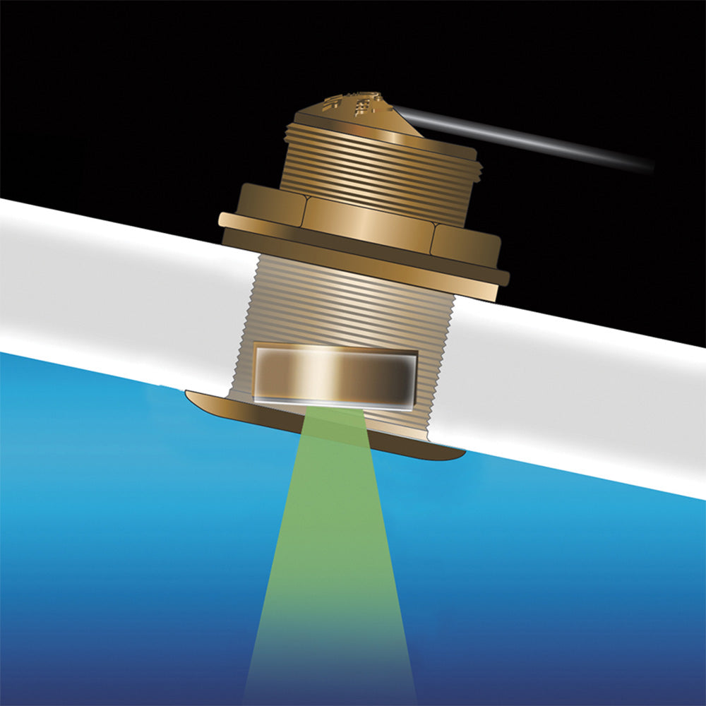 Airmar B75HW High Wide Chirp Transducer - 20 Degree Deadrise, 600W Thru Hull - Deckhand Marine Supply