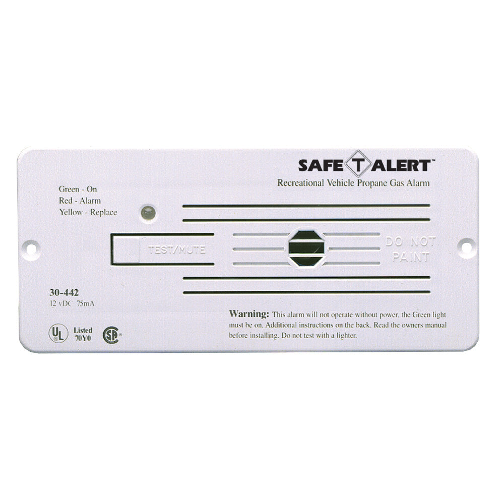 Safe-T-Alert 30 Series 12V RV Propane Alarm - White - Deckhand Marine Supply