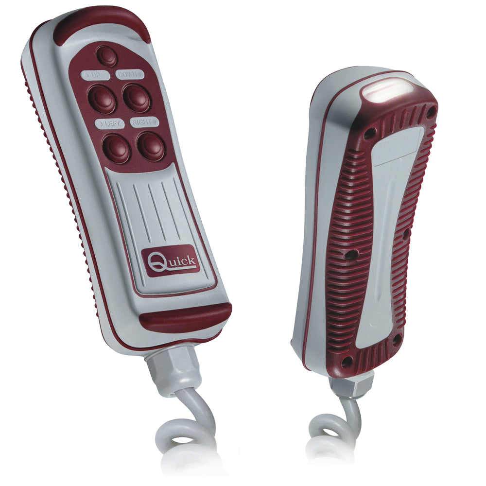 Quick HRC1004L 4-Button Remote w/LED Light - Deckhand Marine Supply