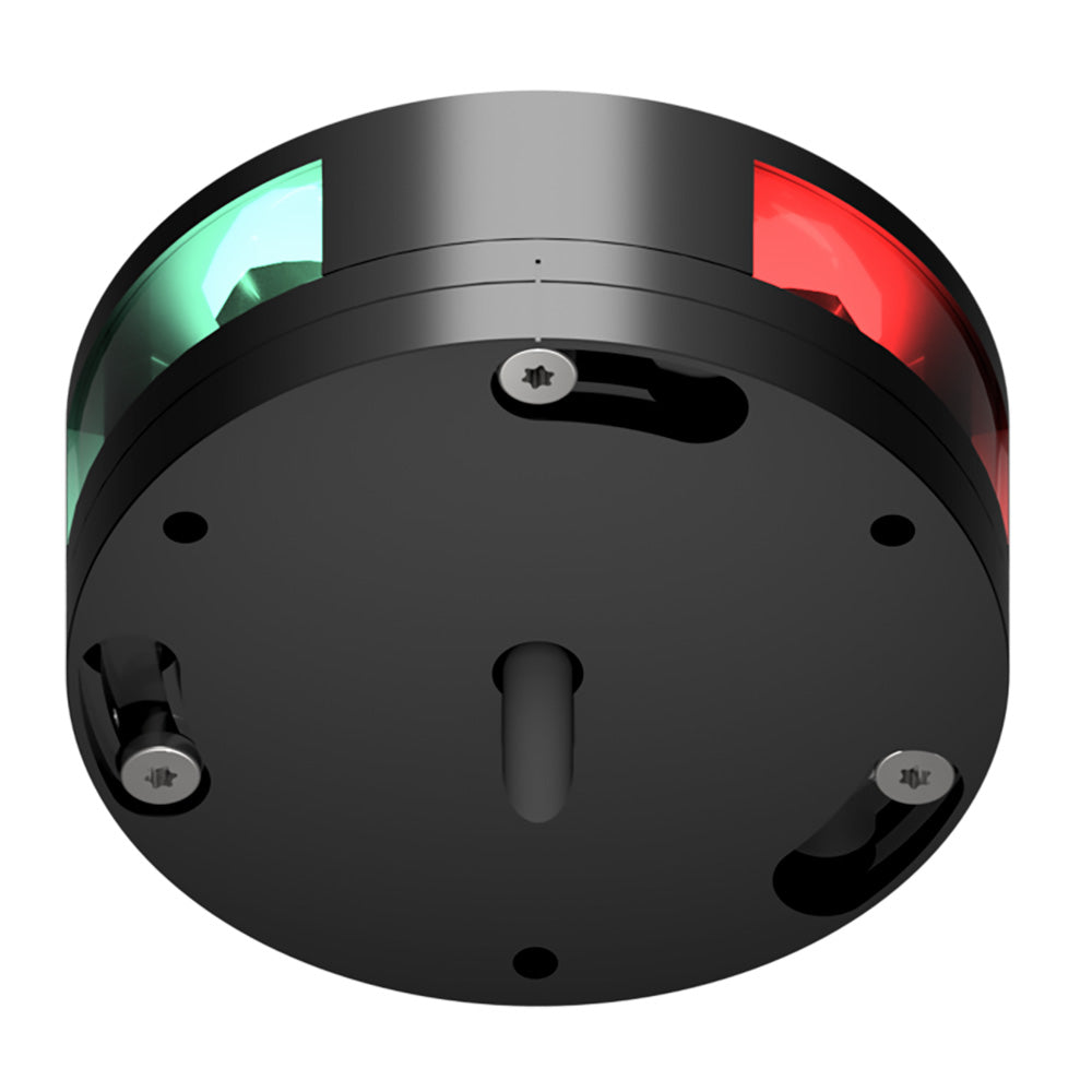 Lopolight Combined Sidelight - 1NM - Black Housing w/FB Base - Deckhand Marine Supply