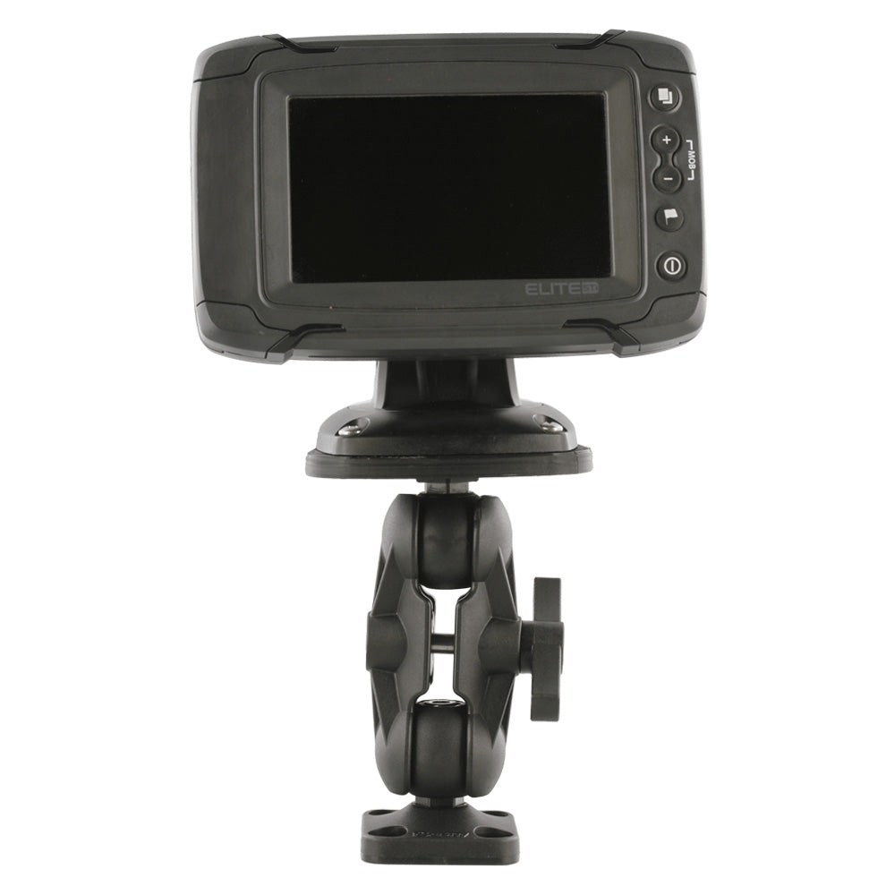 Scotty 164 1.5" Ball Mount w/Sounder Plate - Deckhand Marine Supply