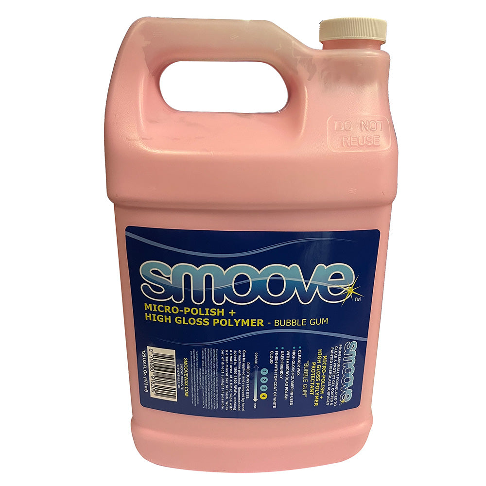 Smoove Bubble Gum Micro Polish + High Gloss Polymer - Gallon - Deckhand Marine Supply