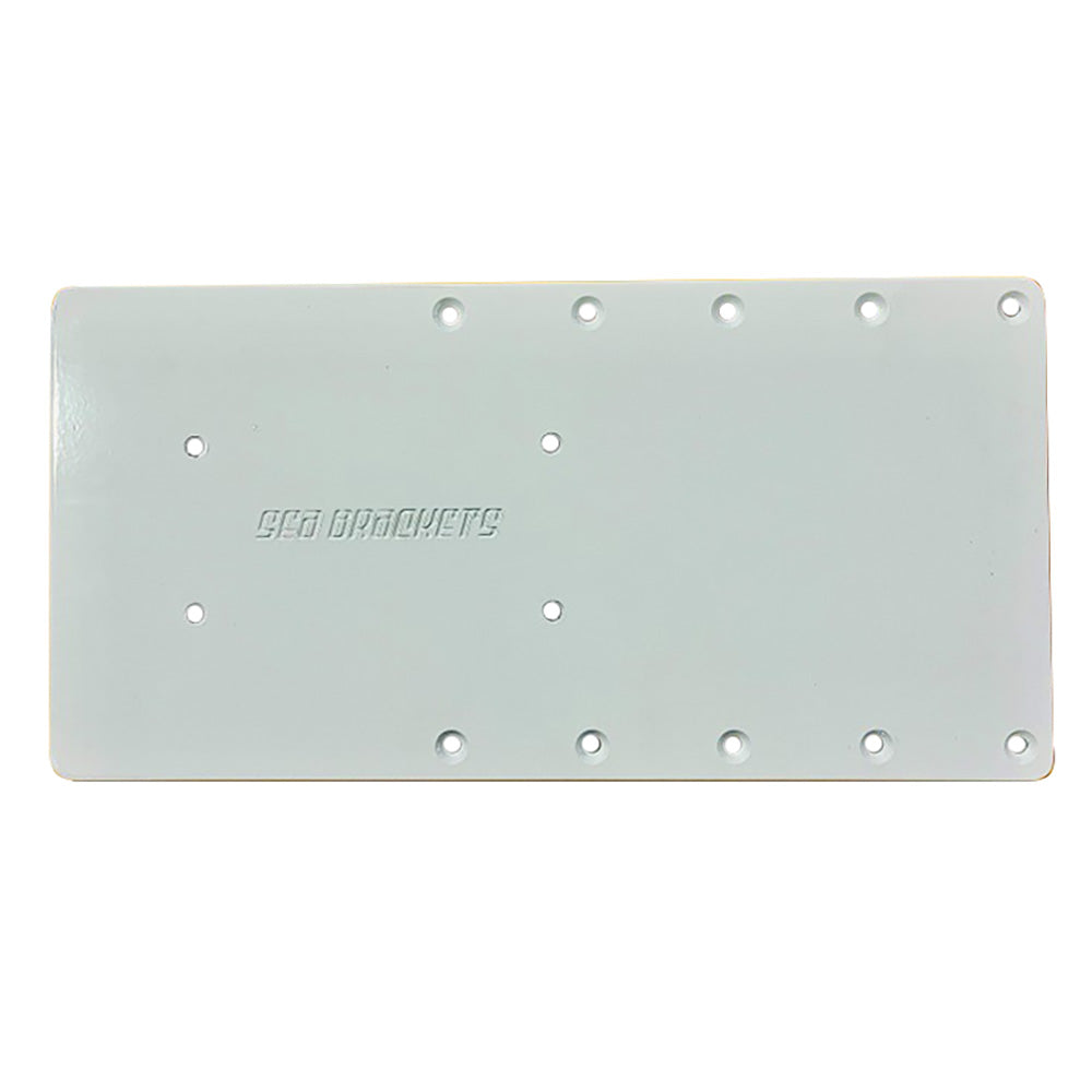Sea Brackets 14" Straight Trolling Motor Plate f/Garmin's Kraken - Deckhand Marine Supply