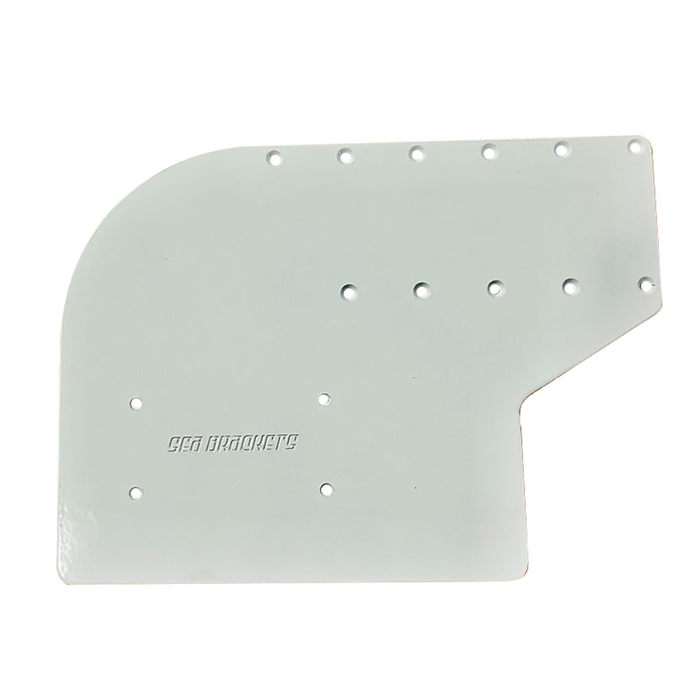 Sea Brackets Small Offset Trolling Motor Plate f/Garmins Kraken - Deckhand Marine Supply