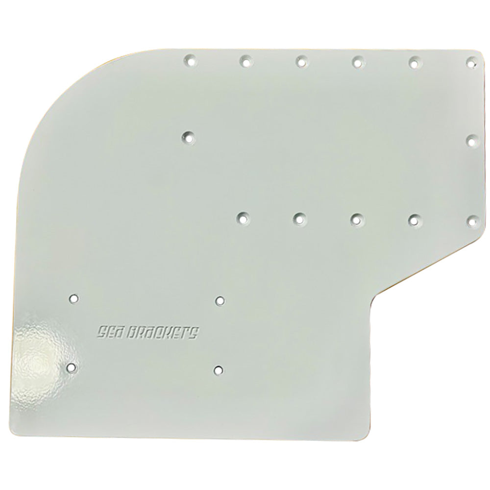 Sea Brackets Large Offset Trolling Motor Plate f/Garmins Kraken - Deckhand Marine Supply