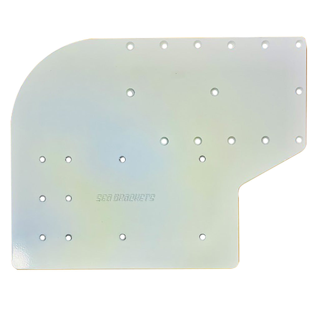 Sea Brackets Large Offset Trolling Motor Plate f/Minn Kotas Quest - Deckhand Marine Supply