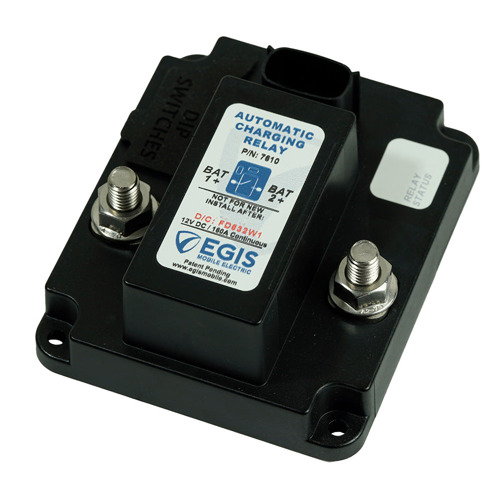 Egis Programmable Automatic Charging Relay (ACR) 160A, 12V - Deckhand Marine Supply