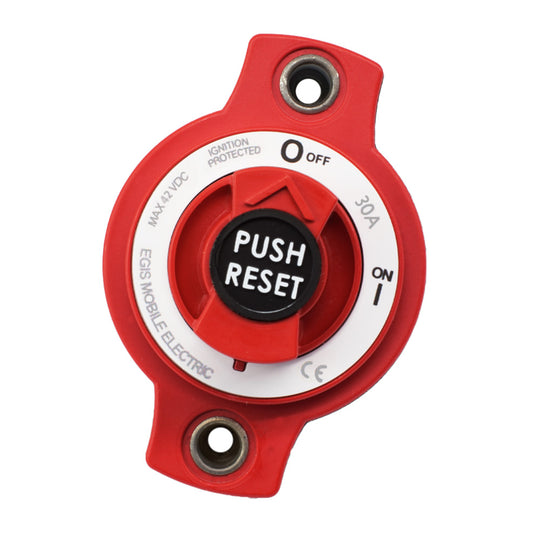 Egis 30A Panel Mount Mini Circuit Breaker - Deckhand Marine Supply