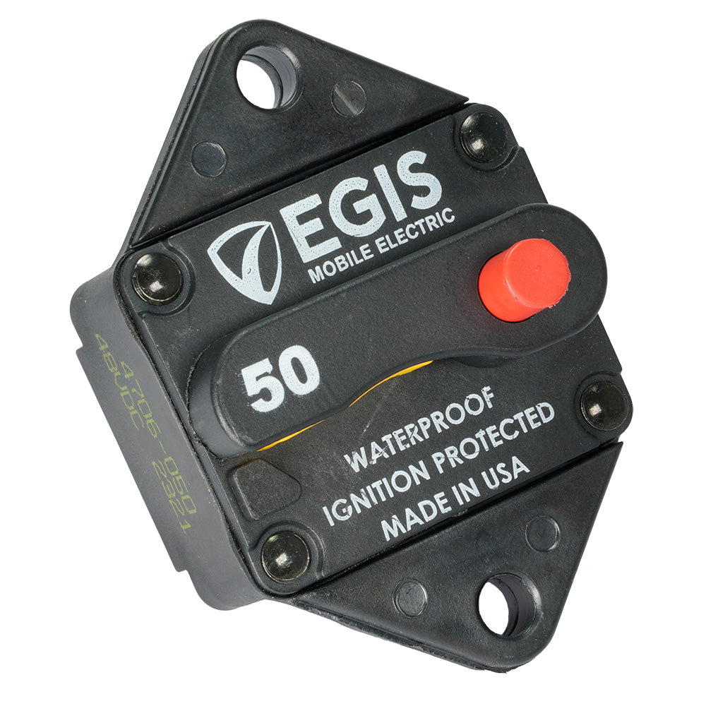 Egis 50A Panel Mount Circuit Breaker - 285 Series - Deckhand Marine Supply