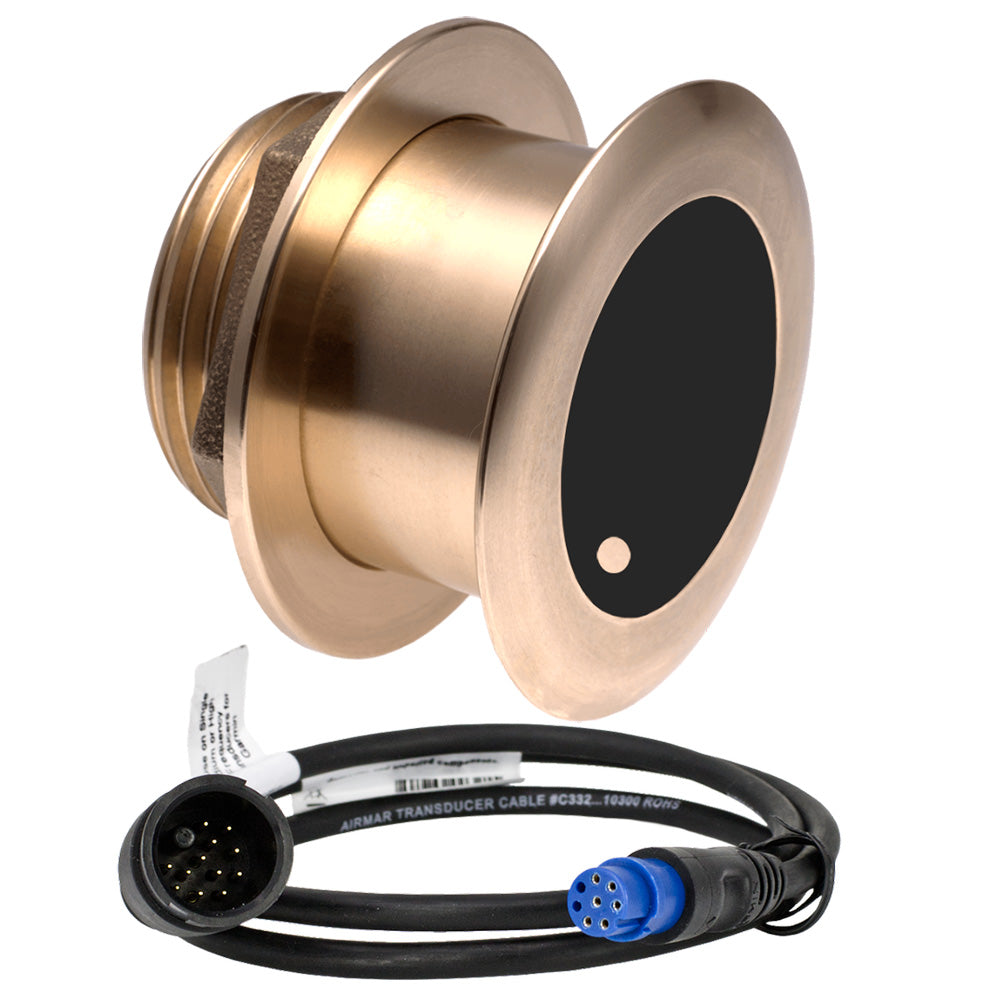 Airmar B175MW Med Ultra Wide 1kW, 20 Chirp Thru-Hull Transducer f/8-Pin Garmin - Deckhand Marine Supply