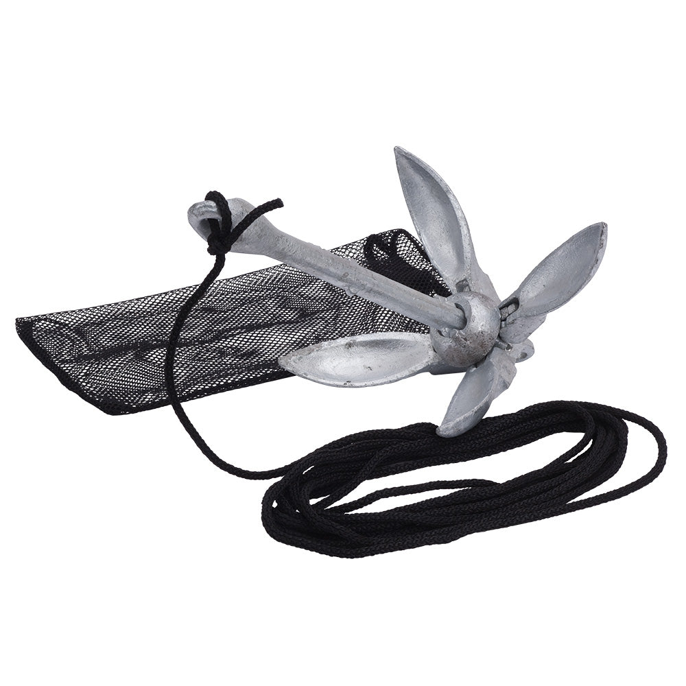 Sea-Dog 3lb Economy Folding Anchor Kit - Deckhand Marine Supply