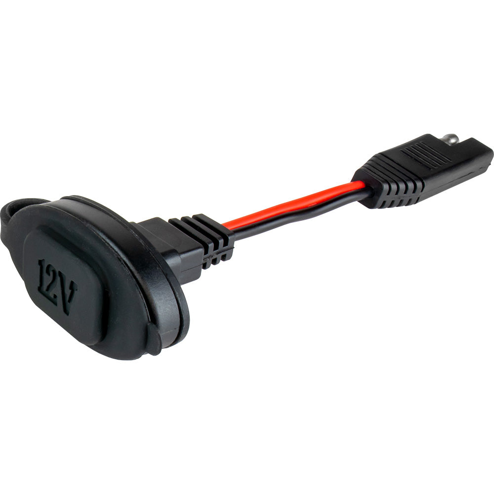 Sea-Dog Front Mount Power Socket - Deckhand Marine Supply