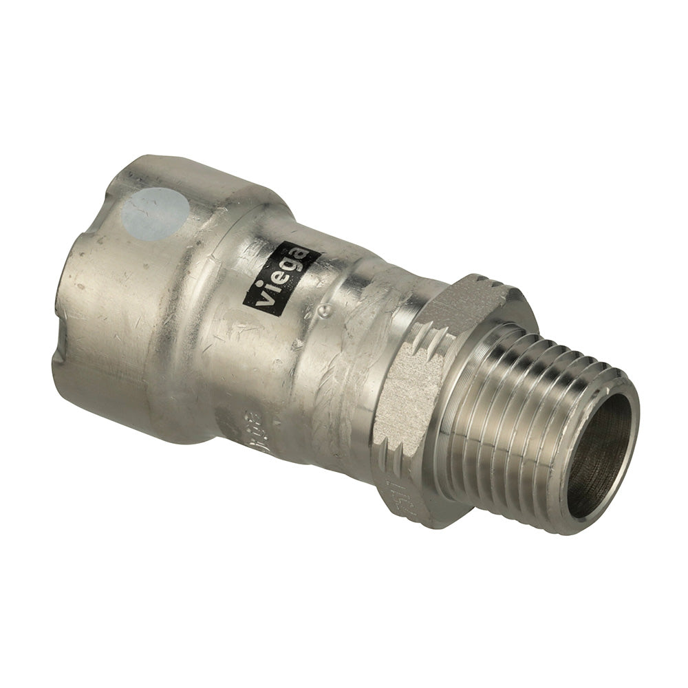 Viega MegaPress 316 FKM MPT Adapter - 1-1/4" x 1-1/4" (MPT) - Deckhand Marine Supply