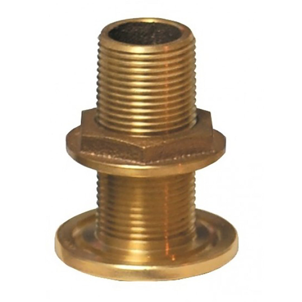 GROCO 2-1/2" Bronze Thru-Hull Fitting w/Nut - Deckhand Marine Supply