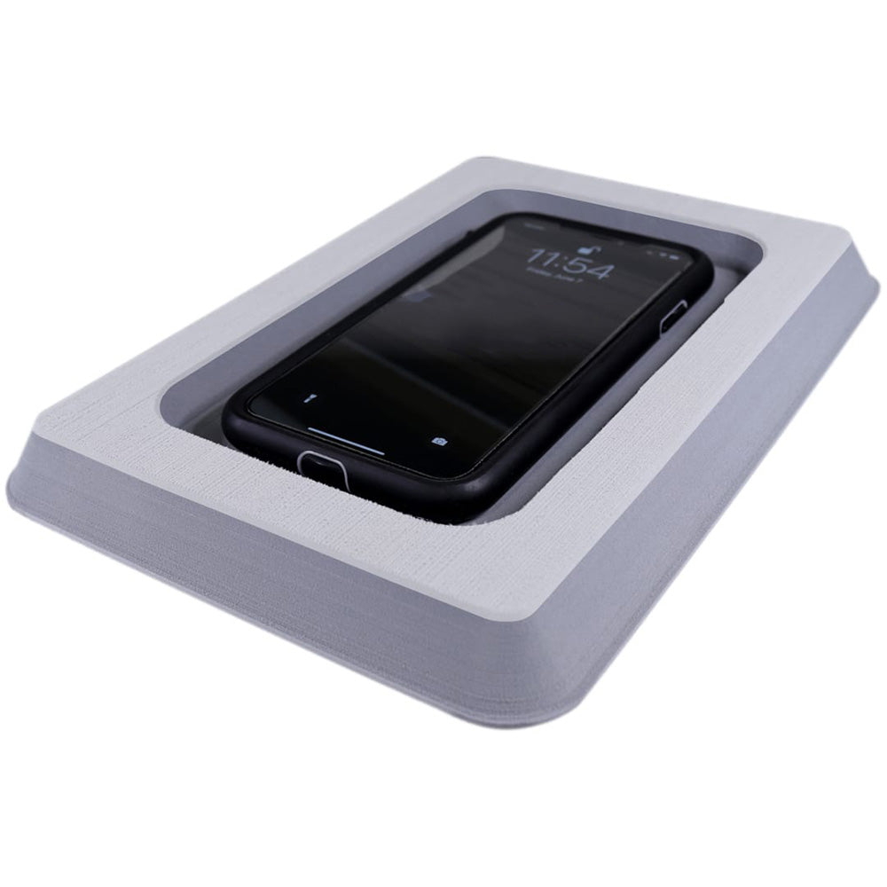 SeaDek Single Cell Phone Dash Pocket - Cool Grey/Strom Grey - Deckhand Marine Supply